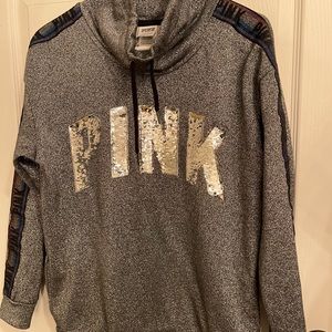 Grey Sequin PINK Jacket